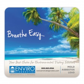 Logo Branded THINS MATTE Plus Surface w/Repositionable Backing Mouse Pad (7.5"x8"x.02")