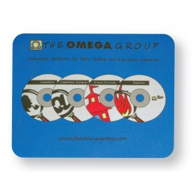 Custom Printed Rectangle Screen Printed 1/4" Thick Mouse Pad (7 3/4" x 9 1/4")