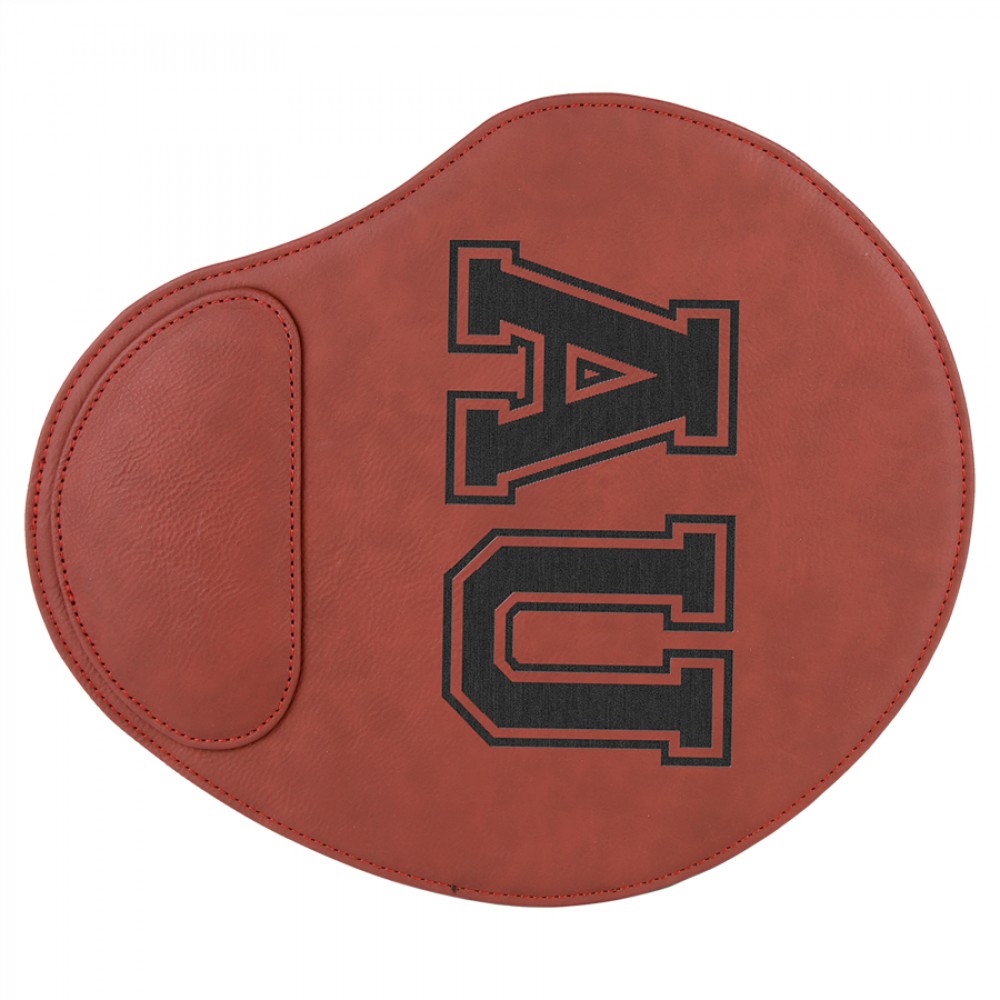 Logo Branded Rose Red Laserable Leatherette Mouse Pad (9" x 10 1/4") Logo Branded Rose Red Laserable Leatherette Mouse Pad (9" x 10 1/4")