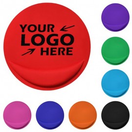 Circular Mouse Round Pad Wrist Rest with Logo  Circular Mouse Round Pad Wrist Rest with Logo