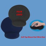 Custom Soft-Top Mouse Pad with Wrist Rest