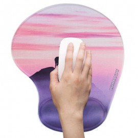 Personalized Custom Full Color Silicone Mouse Pad With Wrist Rest