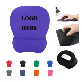 Silicone Mouse Pad With Wrist Support Rest with Logo