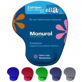 Mouse Pad with Gel Wrist Custom Printed