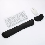 Promotional Comfy Memory Foam Keyboard and Mouse Wrist Rest Pads Set