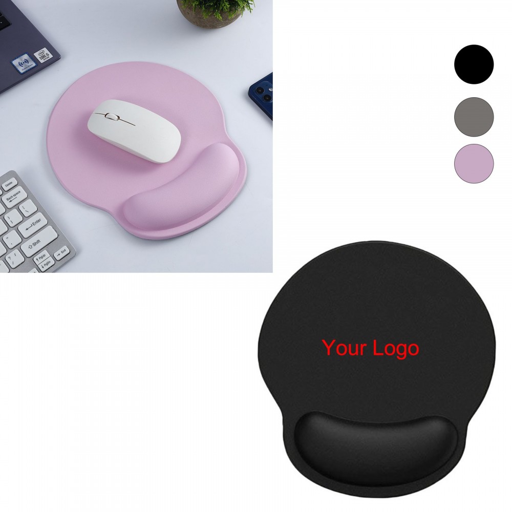 Minimalist Silicone Wrist Rest Mouse Pad with Logo Minimalist Silicone Wrist Rest Mouse Pad with Logo