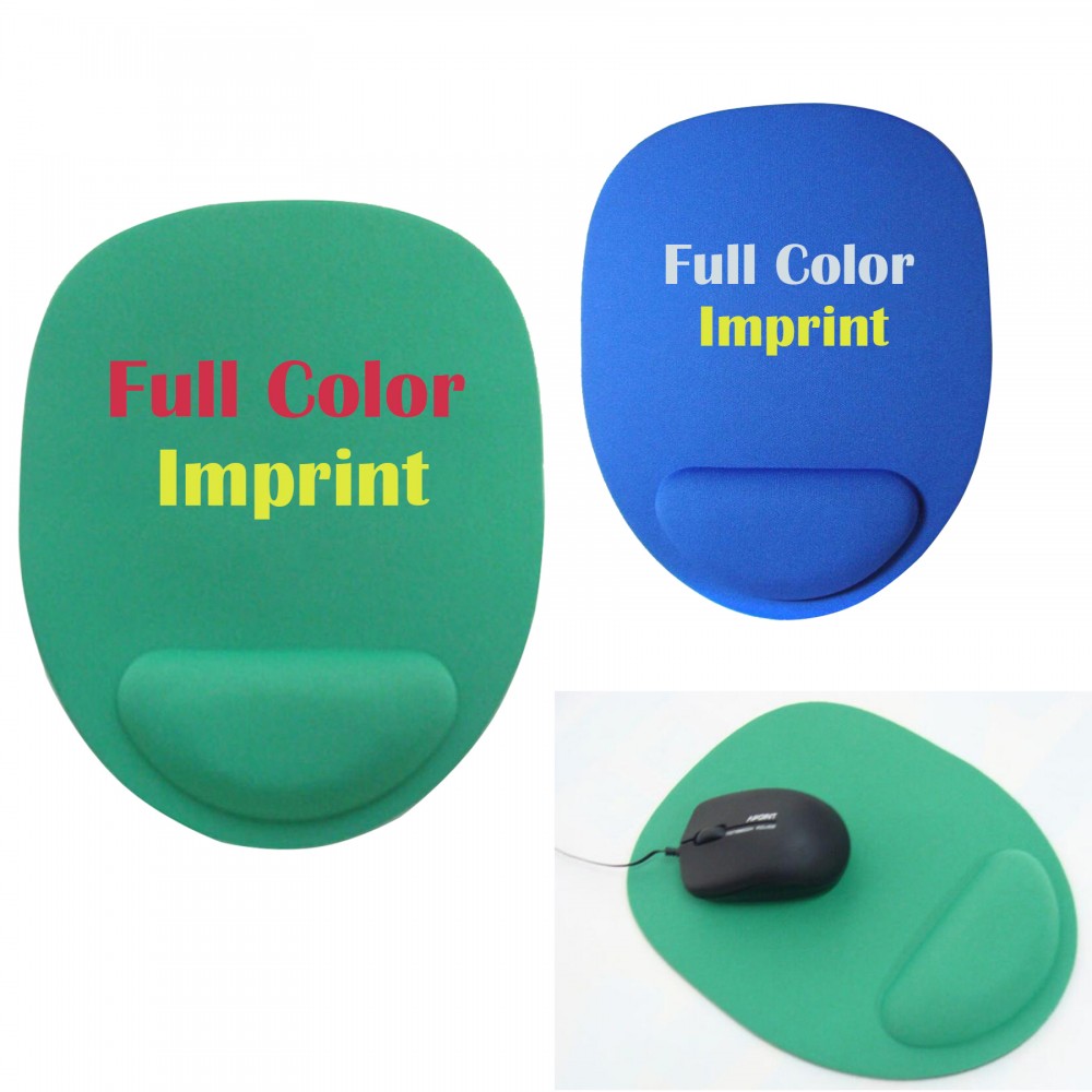 Rubber Wrist Rest Mouse Pad with Logo Rubber Wrist Rest Mouse Pad with Logo