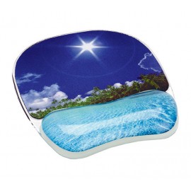 Mouse Pad with Gel Wrist Support with Logo