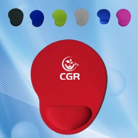 Wrist Rest Mouse Mat for Ergonomic Support and Comfortable Computer Use with Logo