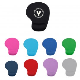 Computer Mouse Pad with Wrist Support Rest with Logo  Computer Mouse Pad with Wrist Support Rest with Logo