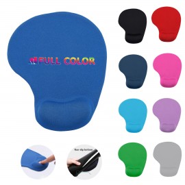 Full Color Mouse Pad With Wrist Rest Custom Imprinted