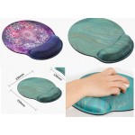 Memory Foam Mouse Pad with Wrist Support Logo Branded