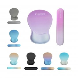 Silicone Typing Keyboard Hand Rest Pads Set with Logo  Silicone Typing Keyboard Hand Rest Pads Set with Logo