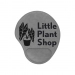 Custom Printed Laser Engraved Leatherette Mouse Pads w/ Wrist Rest 9"x10.25"