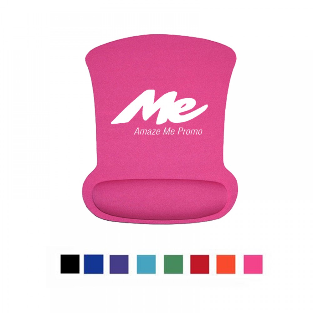 Customized Comfortable EVA Mouse Pad w/ Wrist Rest Customized Comfortable EVA Mouse Pad w/ Wrist Rest