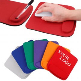 Logo Branded Memory Foam Wrist Mousepad