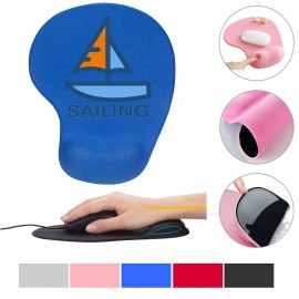 Personalized Office Mousepad with Gel Wrist Support  Personalized Office Mousepad with Gel Wrist Support