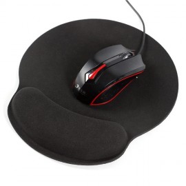 Neoprene mouse pad with wrist support with Logo  Neoprene mouse pad with wrist support with Logo