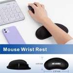 Custom Printed Wrist Rest Pad, Ergonomic Mouse Wrist Rest Pad Superfine Fibre Memory Foam