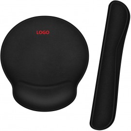 Logo Branded Ergonomic Memory Foam Keyboard Mouse Wrist Rest