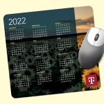 Personalized 2023 Calendar Mouse Pad Rectangle with Custom Black Background