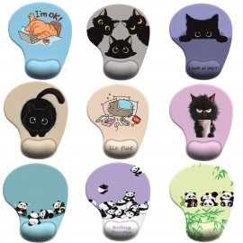 Cartoon Wrist Mouse Pad Custom Imprinted