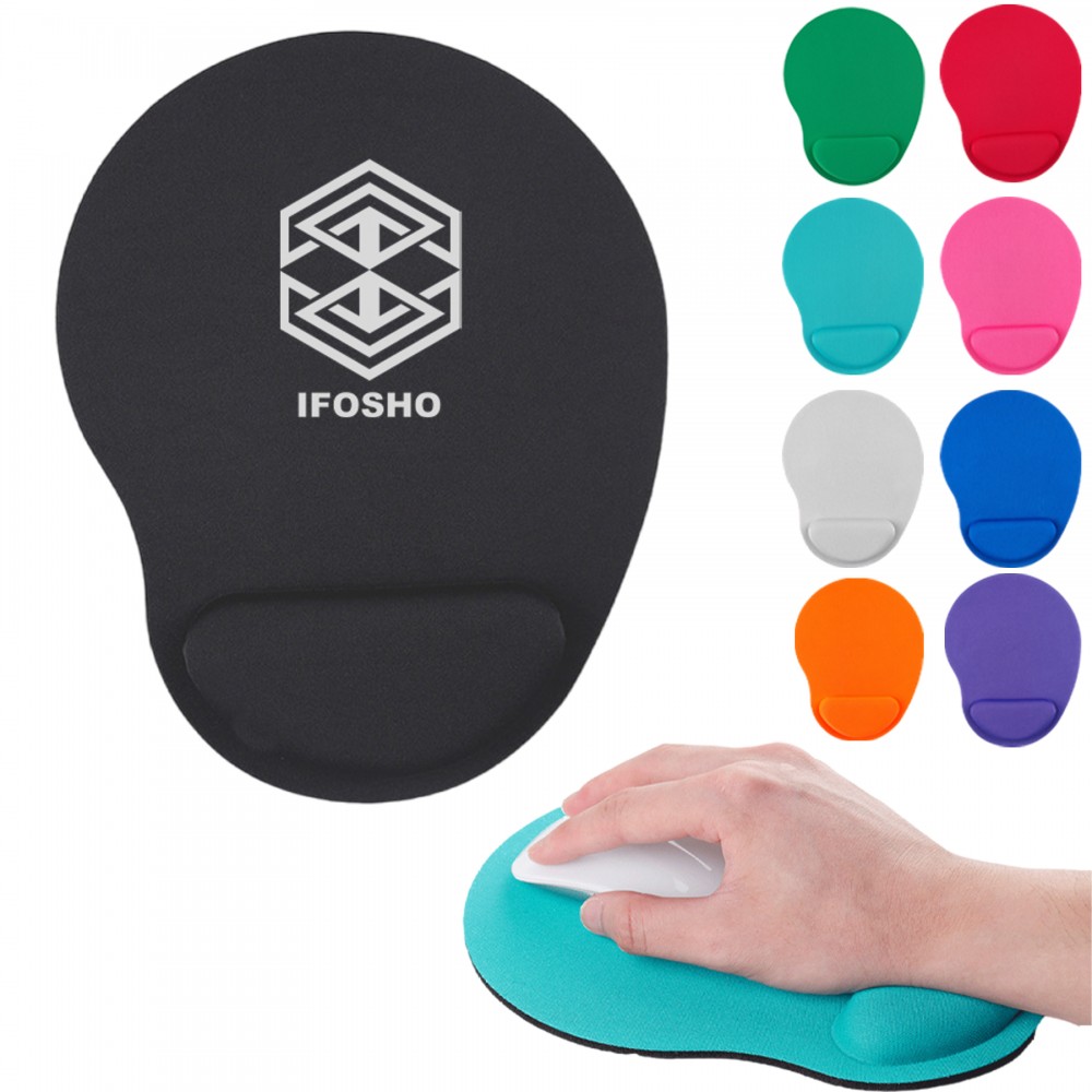Ergonomic Mouse Pad with Wrist Rest Support with Logo Ergonomic Mouse Pad with Wrist Rest Support with Logo