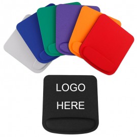 Soft Square Mouse Pad With Wrist Rest with Logo