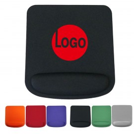 Custom Printed Mouse Pad with Wrist Support and Non-Slip Rubber Base
