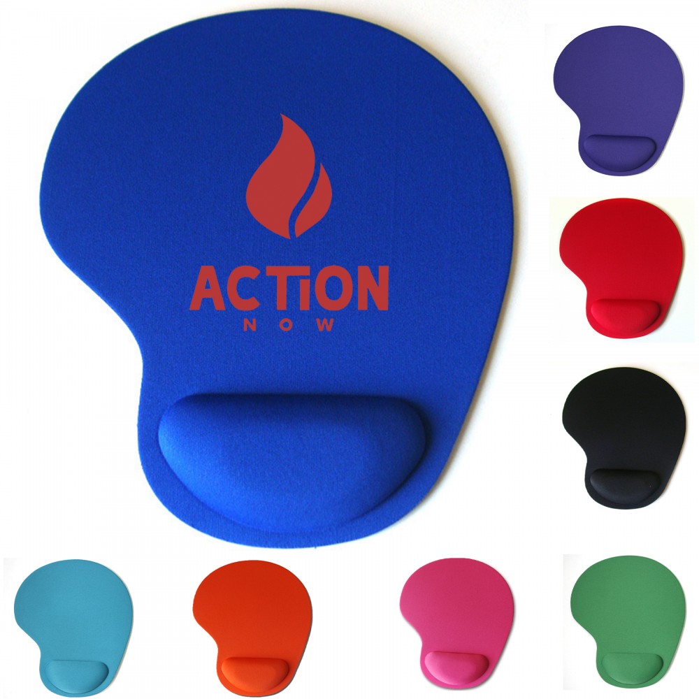 Custom Imprinted Wrist Support Mouse Pad