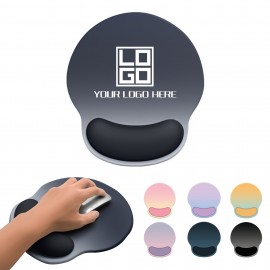Full Color Mouse Pad With Wrist Support Custom Printed