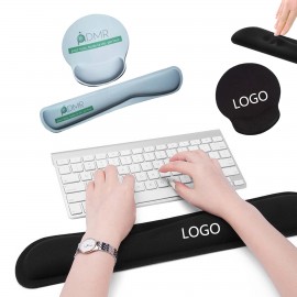 Custom Mouse Pad And Keyboard Pad Set Comfortable Typing with Logo