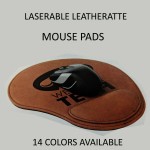 Promotional Leatherette Mouse Pad With Wrist Rest