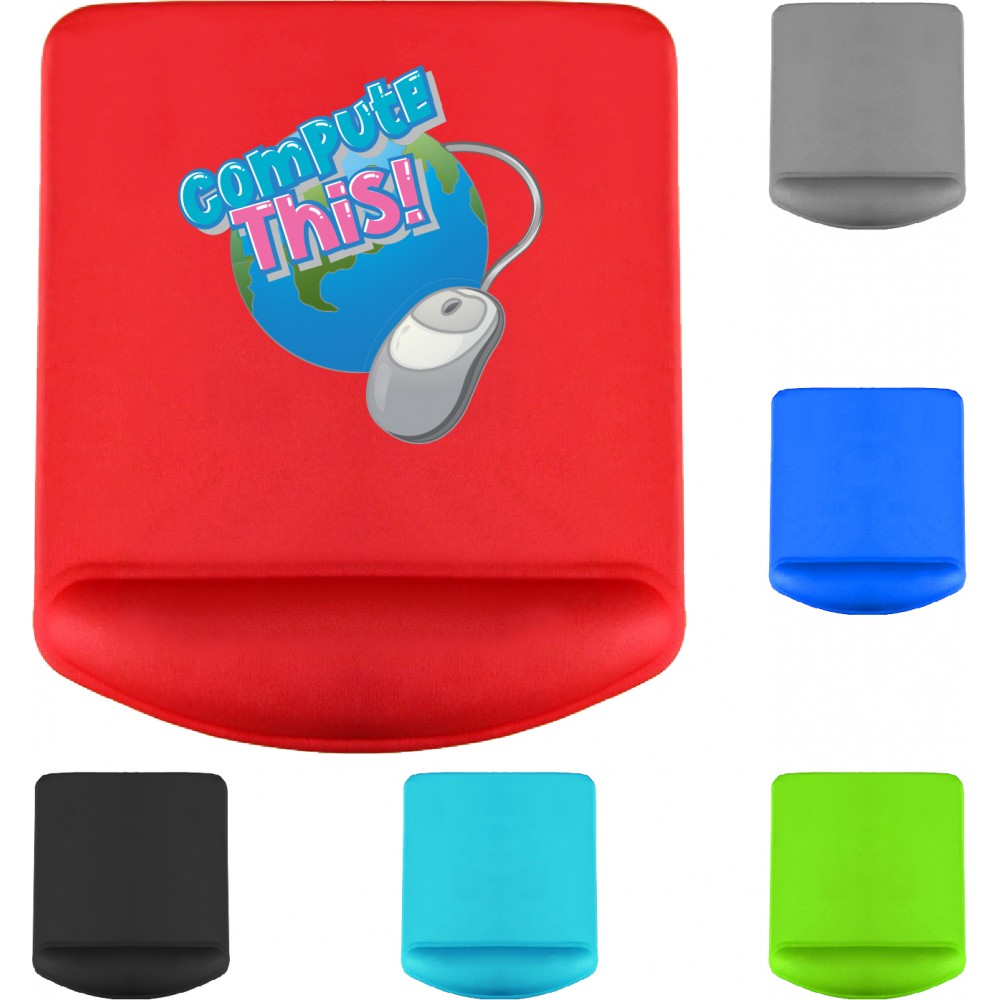 Enhanced Quality Wrist Rest Mouse Pad with Logo Enhanced Quality Wrist Rest Mouse Pad with Logo