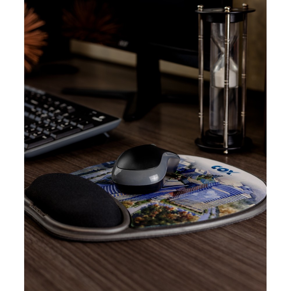Logo Branded Eco-Rest Mouse Pad