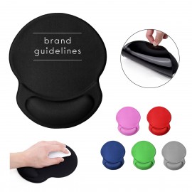 Mouse Pad with Wrist Support Rest with Logo