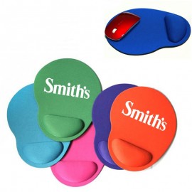Mouse Pad with Gel Wrist Rest Logo Branded