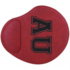 Logo Branded Rose Leatherette Mouse Pad (9" x 10.25")