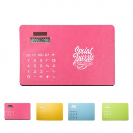 Custom Printed Solar Power Mouse Pad with Calculator