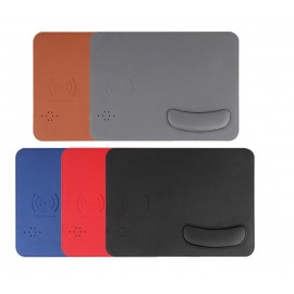 Customized Wireless Charging Mouse Pad w/Wrist Rest  Customized Wireless Charging Mouse Pad w/Wrist Rest