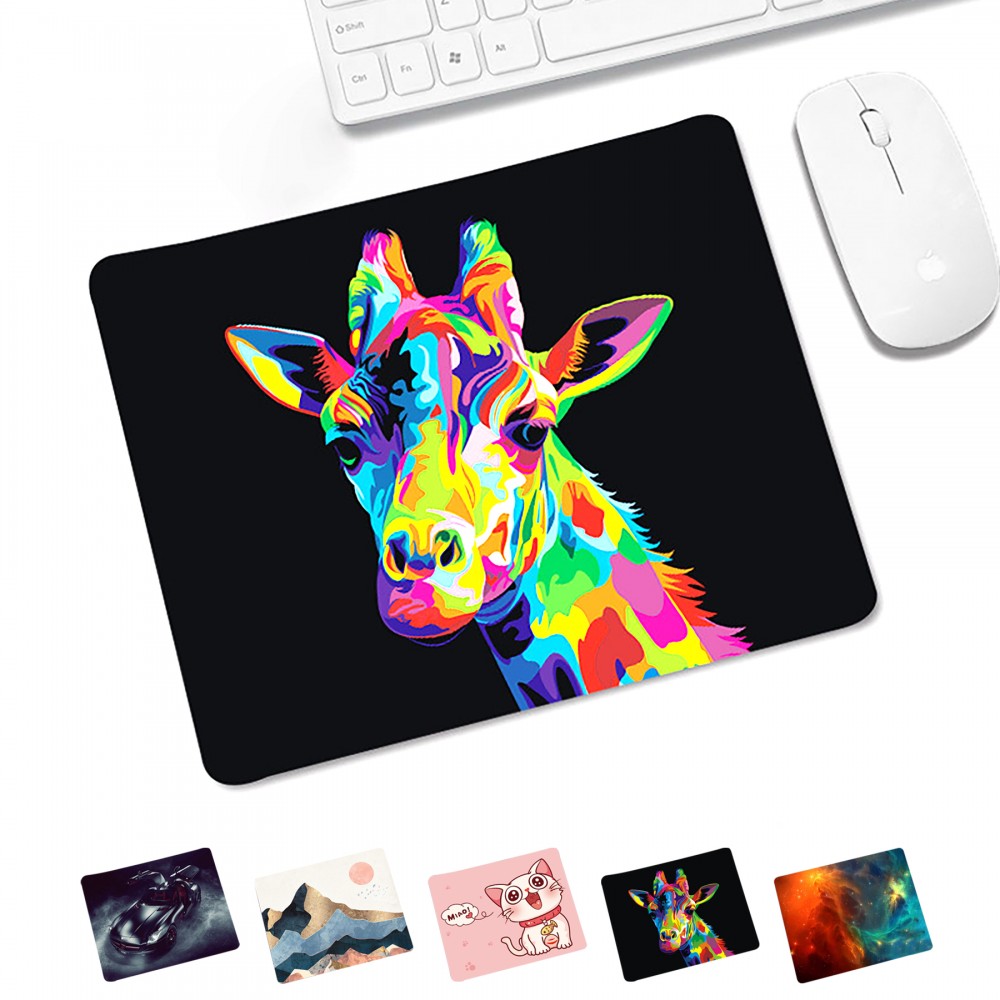 Full Color Soft Surface Antimicrobial Mouse Pad with Logo