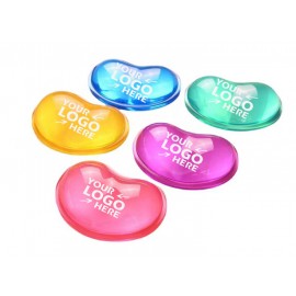 Transparent Heart-shaped Silicone Wrist Mouse Pad with Logo