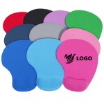 Wave Non-Slip Mouse Pad with Gel Wrist Rest Custom Printed