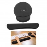 Comfortable Keyboard and Mouse Pad with Gel Wrist Support with Logo