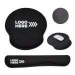 Ergonomic Memory Foam Keyboard Mouse Wrist Rest Custom Printed