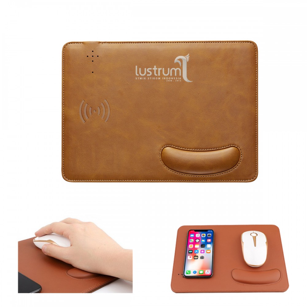 Logo Branded 10W Wireless Charging Mouse Pad