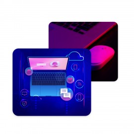 1/8 Large Rectangular Full Color Sublimation, Mouse Pad Custom Printed