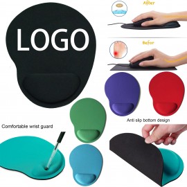 Mouse Pad With Wrist Rest with Logo