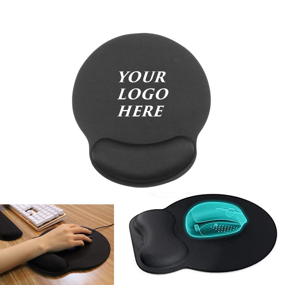 Promotional Mouse Pad with Wrist Support Rest MOQ 50PCS