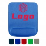 Customized Rubber memory foam mouse pad with sponge support wrist rest keyboard pad